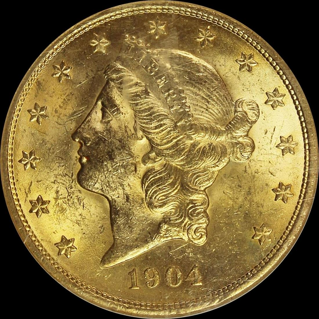 1904 $20.00 GOLD LIBERTY (1 of 4)