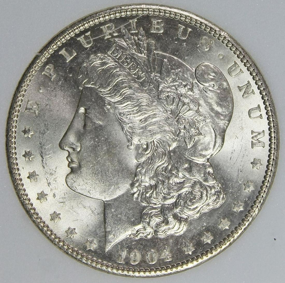 1904 MORGAN SILVER DOLLAR RARE! (1 of 4)