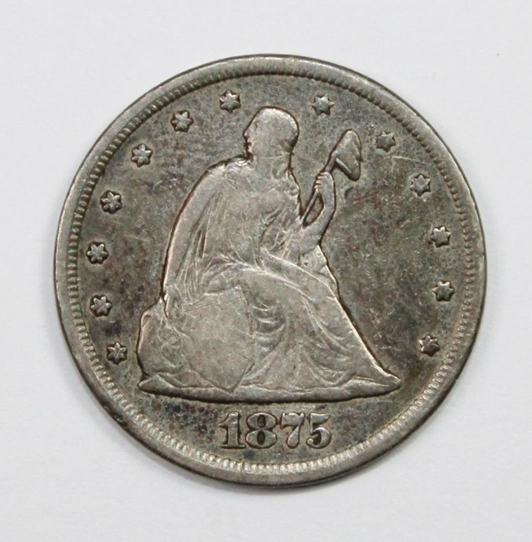 1875-CC TWENTY CENT PIECE (1 of 2)