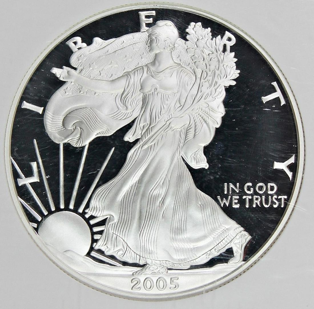 2005-W AMERICAN SILVER EAGLE (1 of 4)