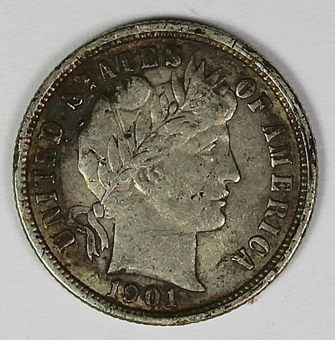 1901-O BARBER DIME (1 of 2)