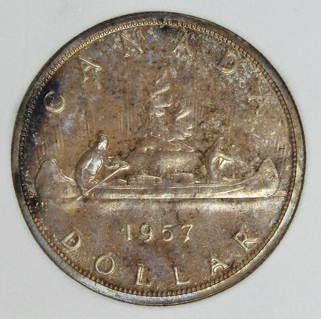 1957 CANADA SILVER DOLLAR (1 of 4)
