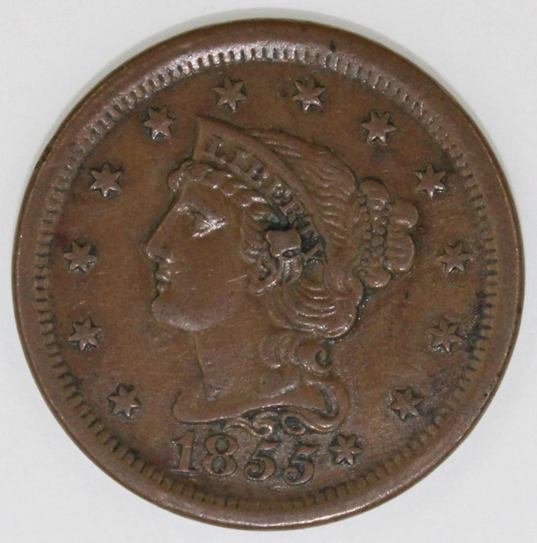 1855 LARGE CENT (1 of 2)