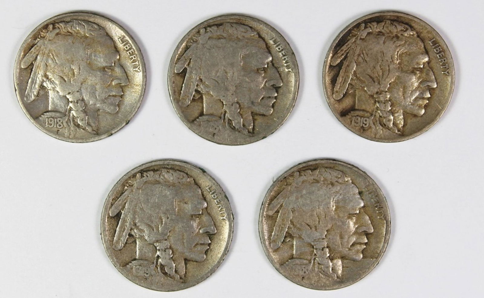 GROUP OF BUFFALO NICKELS (1 of 2)