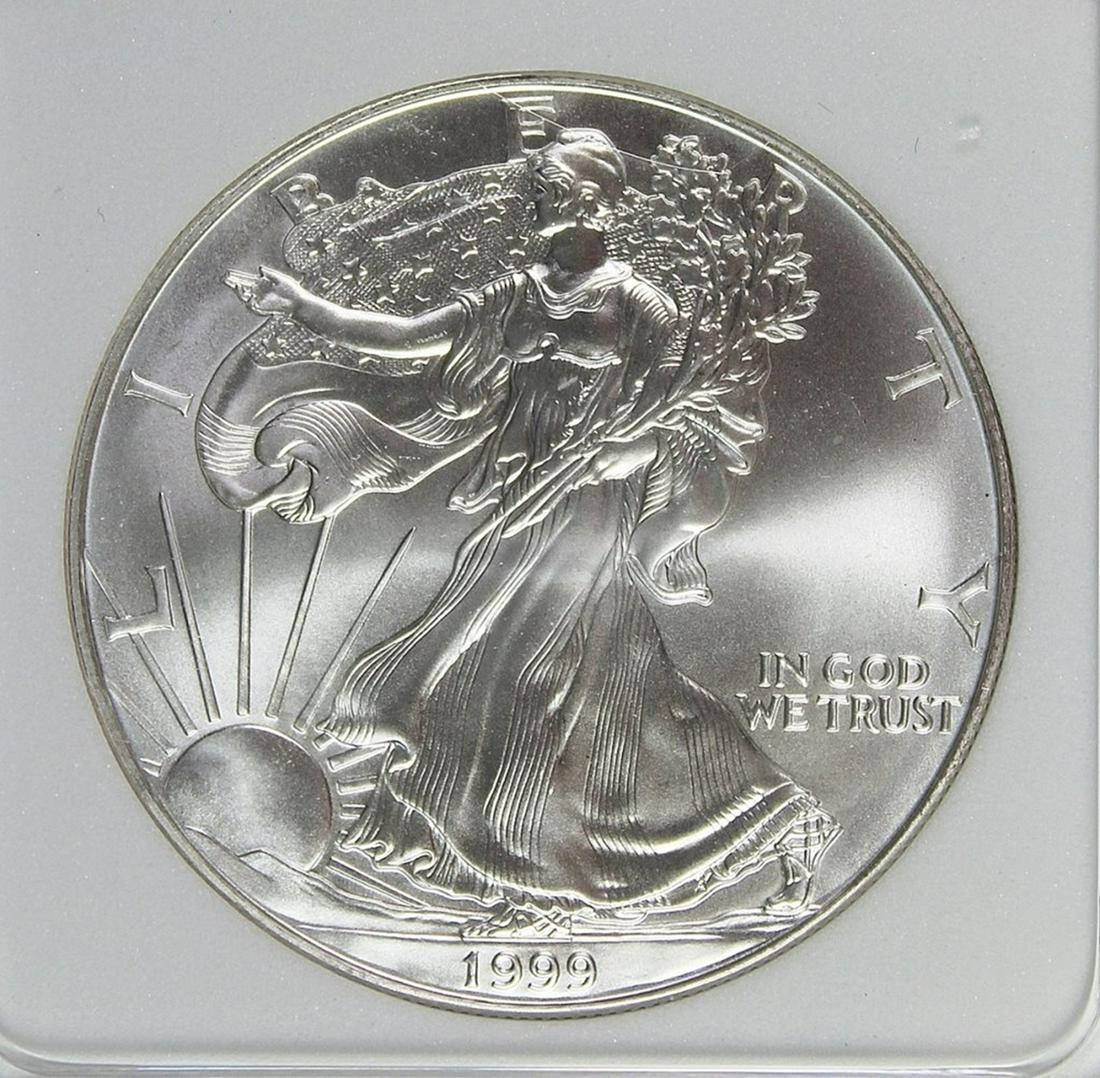 1999 AMERICAN SILVER EAGLE (1 of 4)