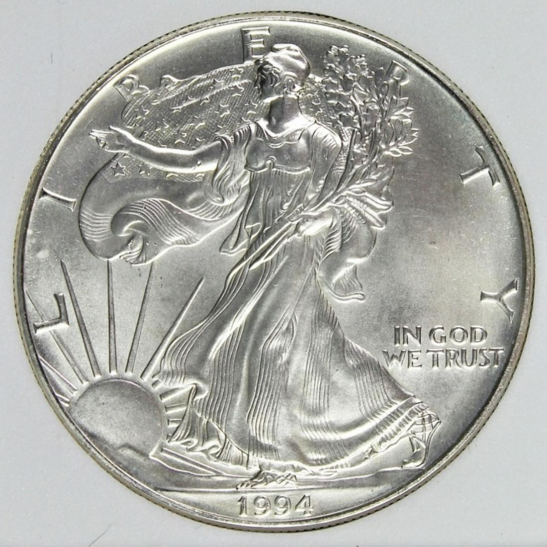 1994 AMERICAN SILVER EAGLE (1 of 4)
