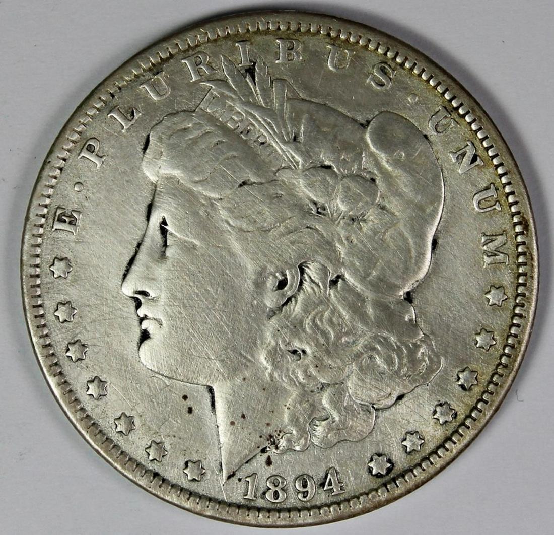 1894 MORGAN SILVER DOLLAR (1 of 2)