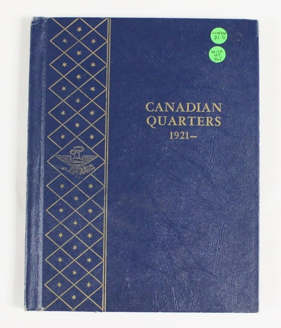 WOW! COMPLETE CANADA QUARTER SET 1921-1971: (1 of 5)