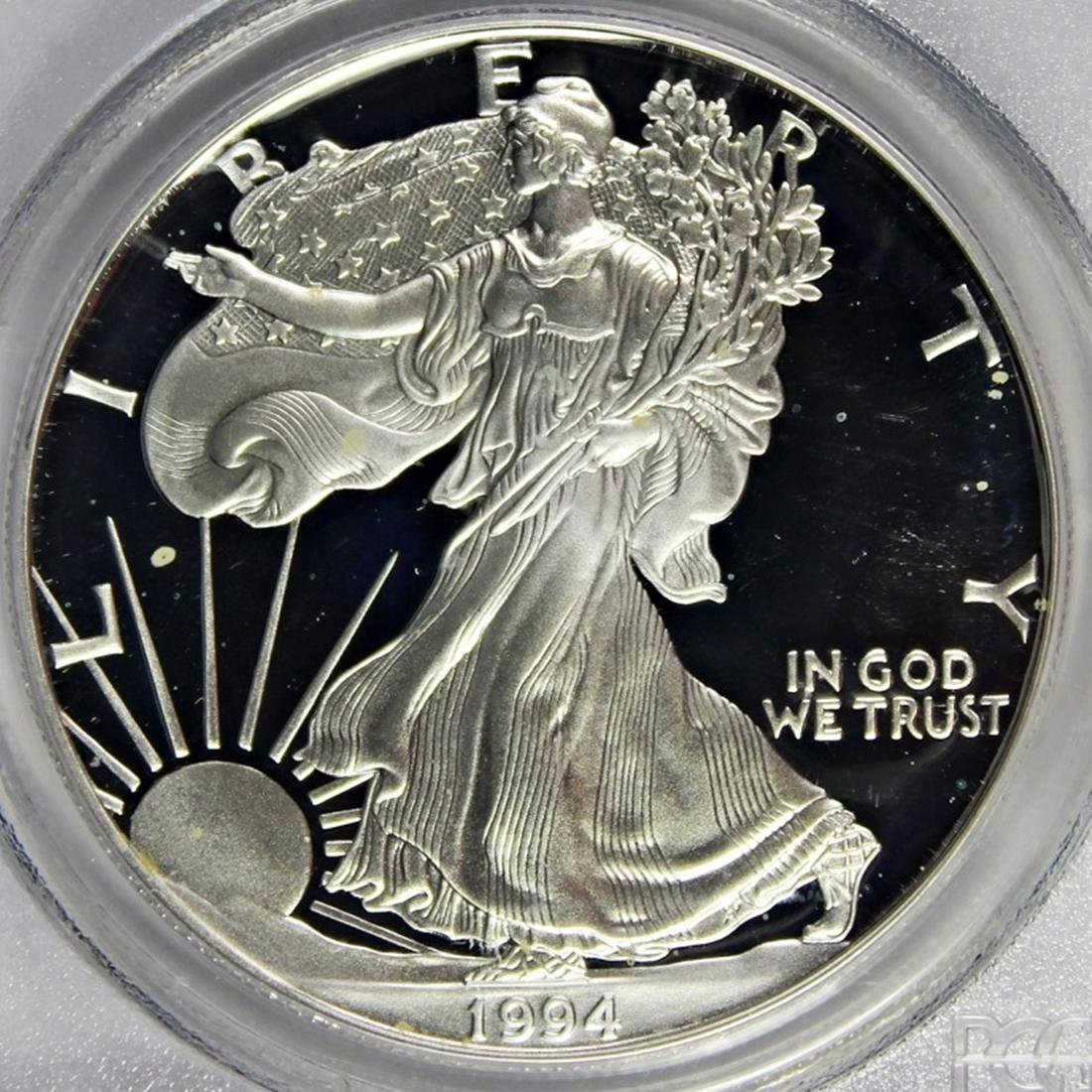 1994-P AMERICAN SILVER EAGLE (1 of 4)