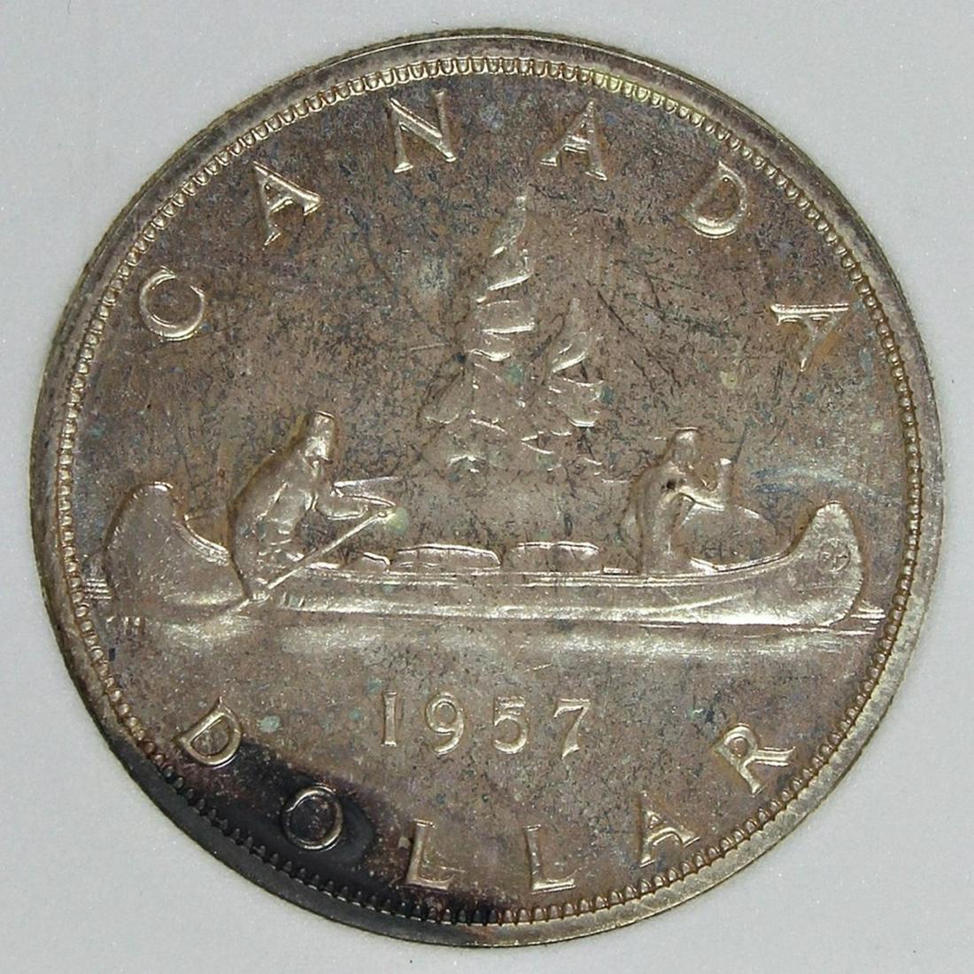 1957 CANADA SILVER DOLLAR (1 of 4)