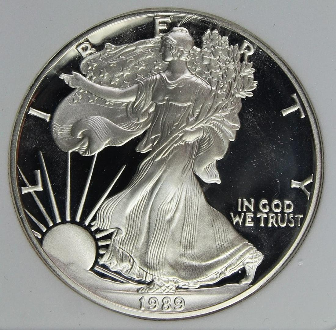 1989 AMERICAN SILVER EAGLE (1 of 4)
