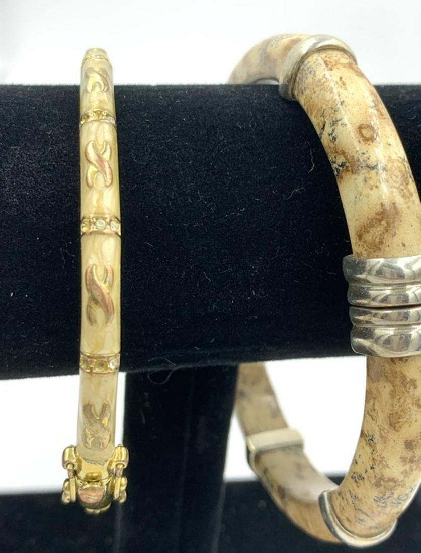 LOT OF TWO BANGLE BRACELETS (1 of 1)