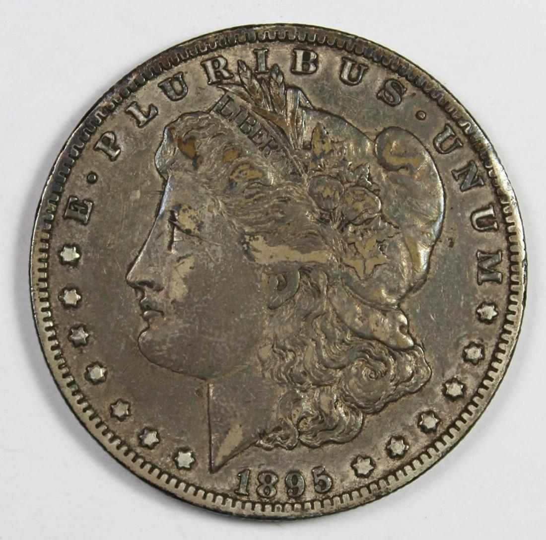 1895-O MORGAN SILVER DOLLAR (1 of 2)