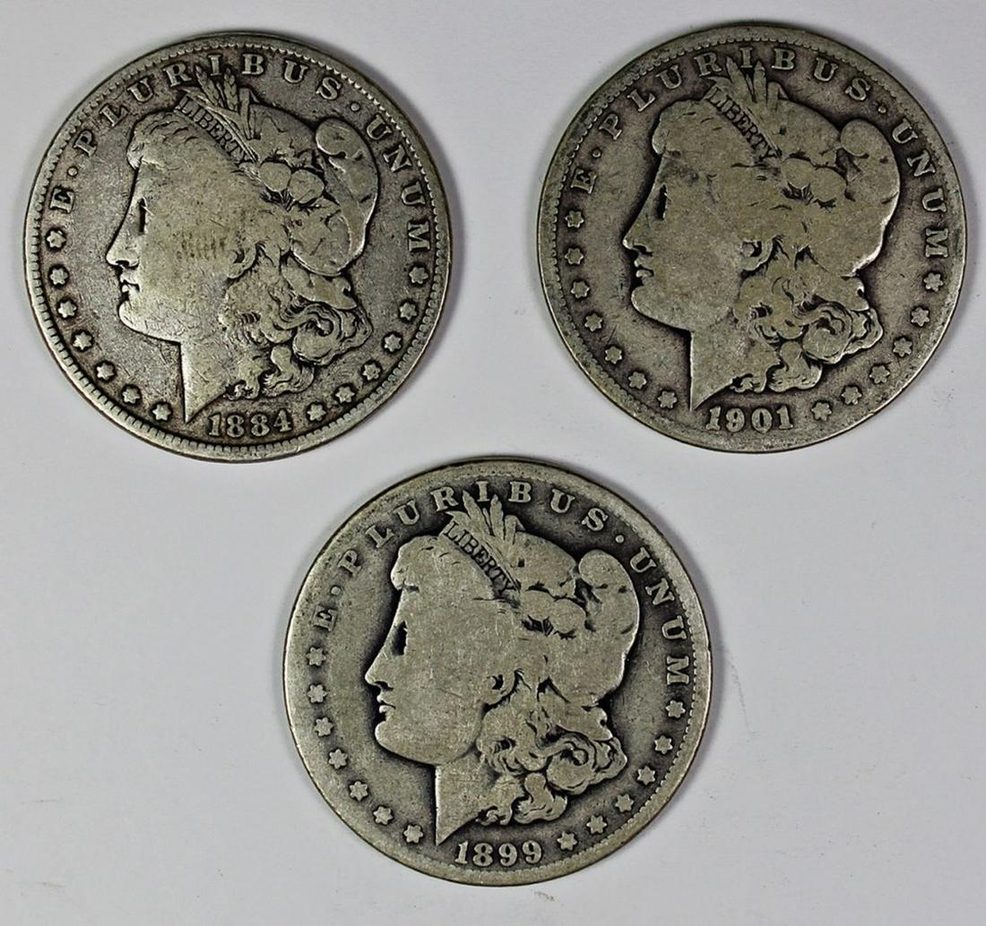 (3) MORGAN SILVER DOLLARS (1 of 2)