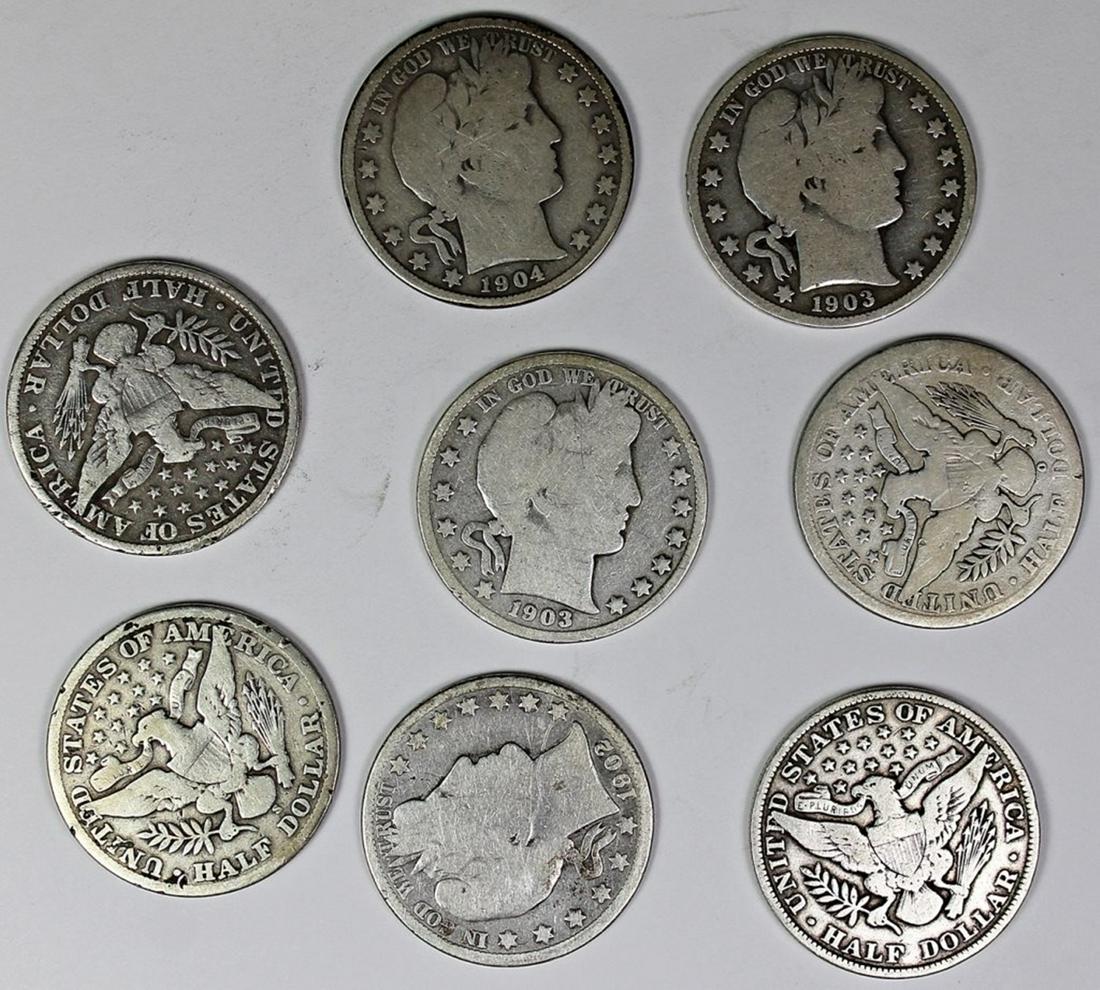 BARBER HALF DOLLAR LOT: (1 of 1)
