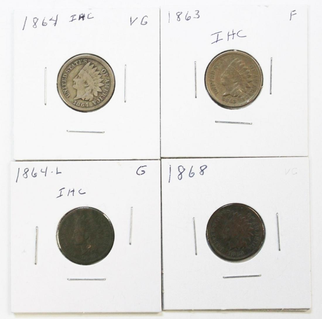 (4) INDIAN CENTS (1 of 2)