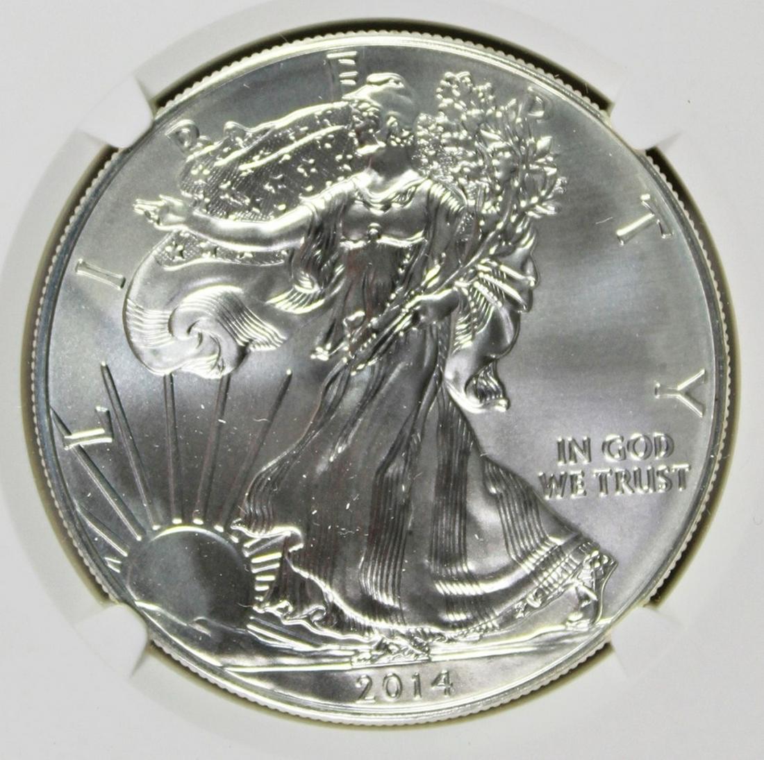 2014-W AMERICAN SILVER EAGLE (1 of 4)