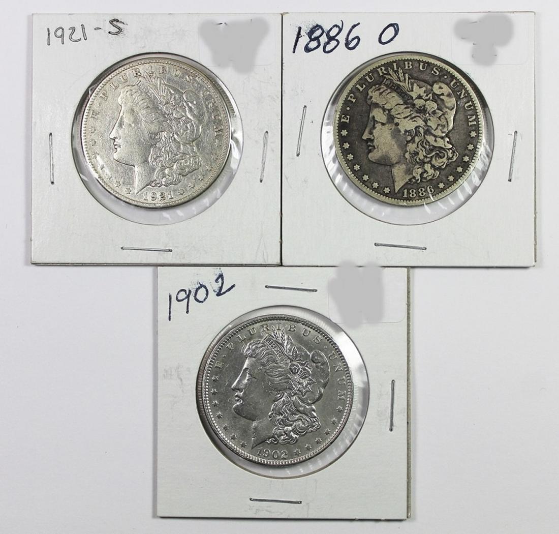 (3) MORGAN SILVER DOLLARS (1 of 2)