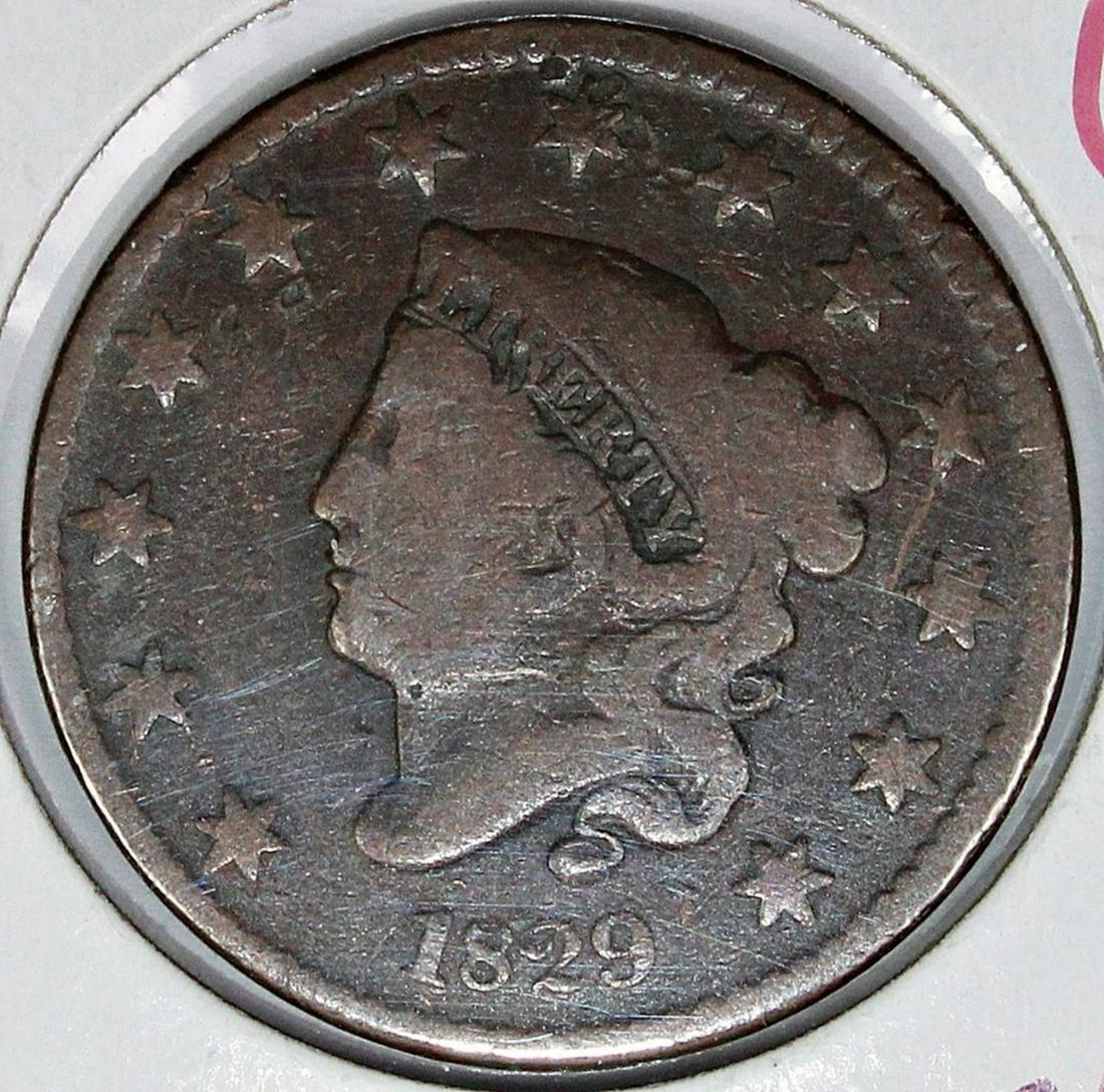 1829 LARGE CENT (1 of 2)
