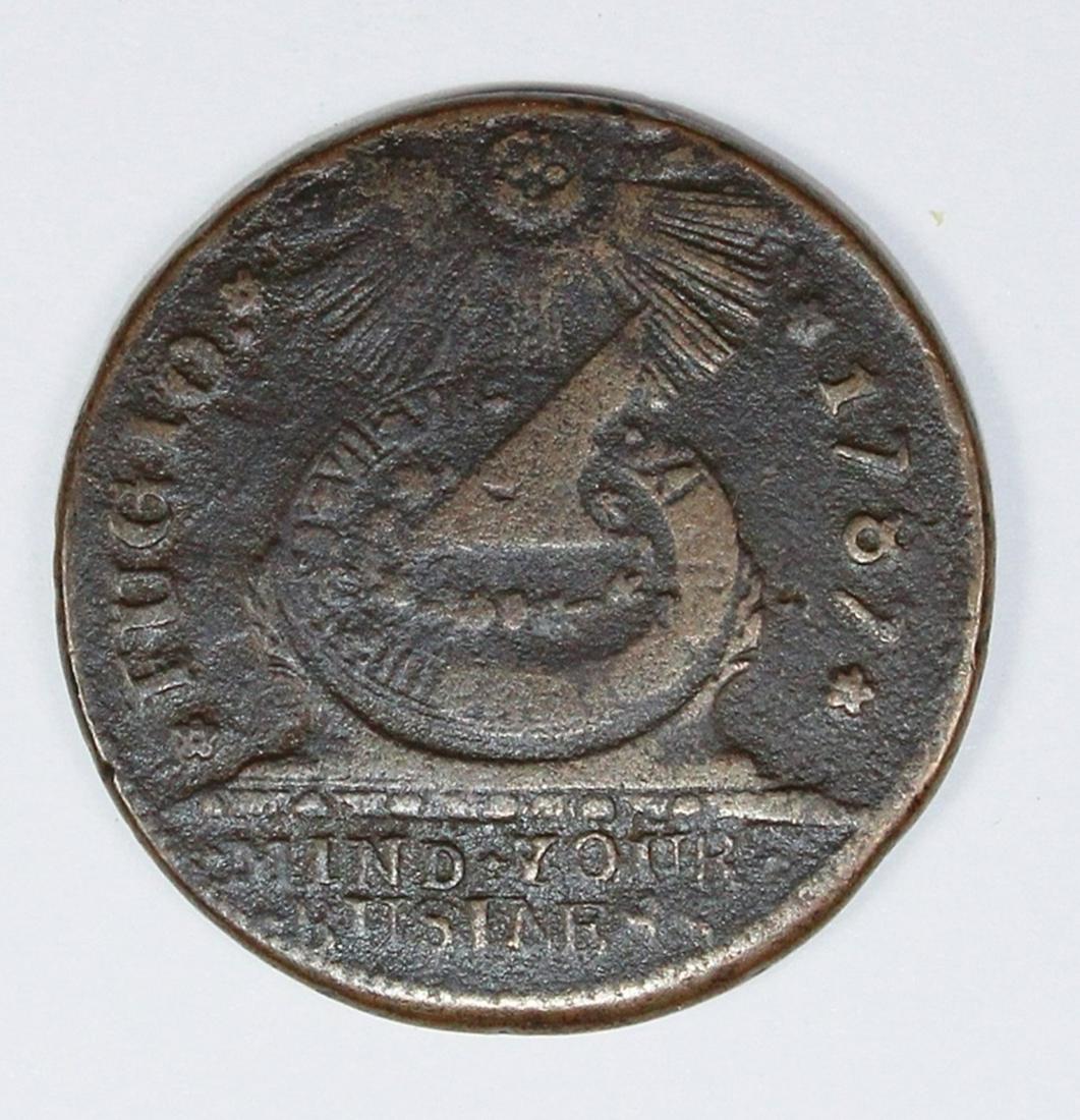 1787 FUGIO CENT SHARP AND ATTRACTIVE VF-XF (1 of 2)