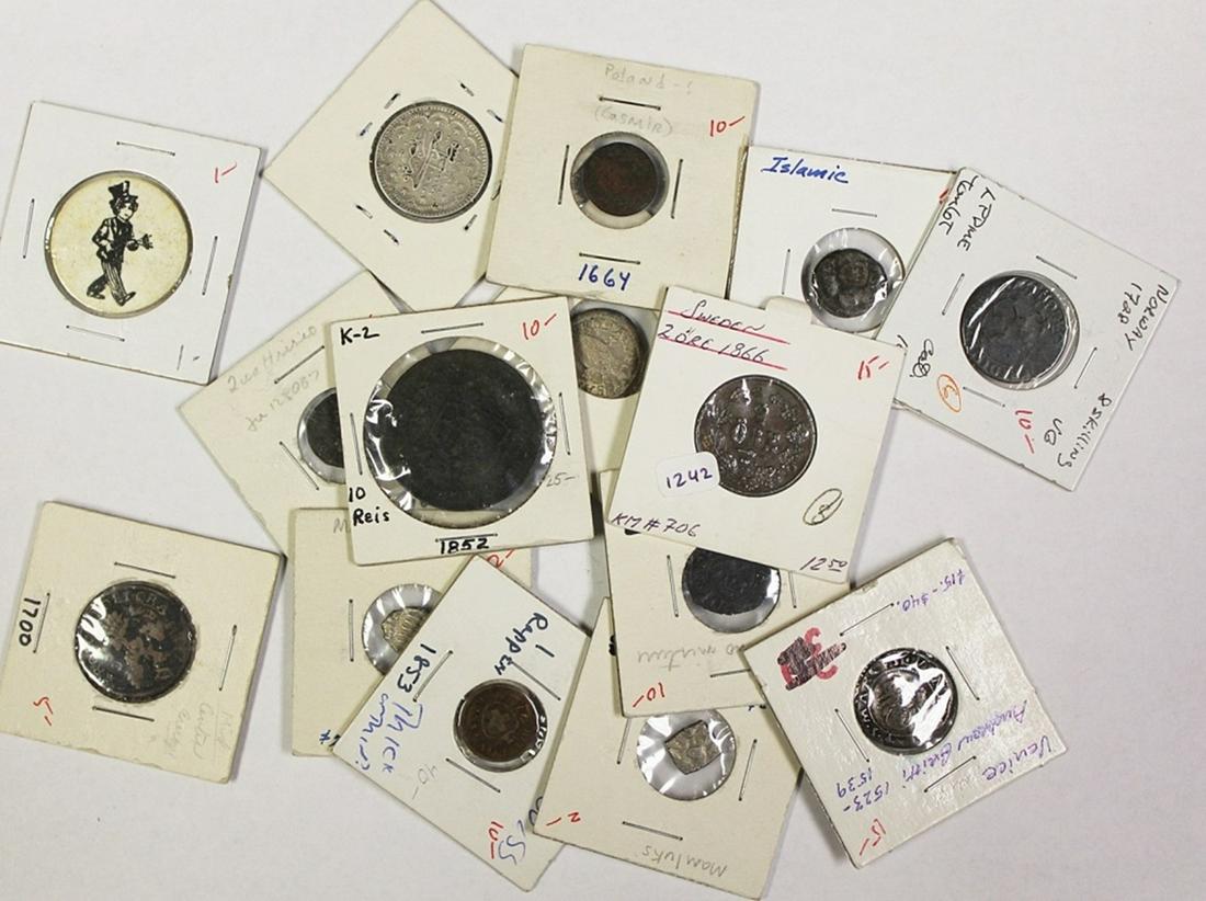 15 WORLD COINS 1600-1900 (1 of 1)