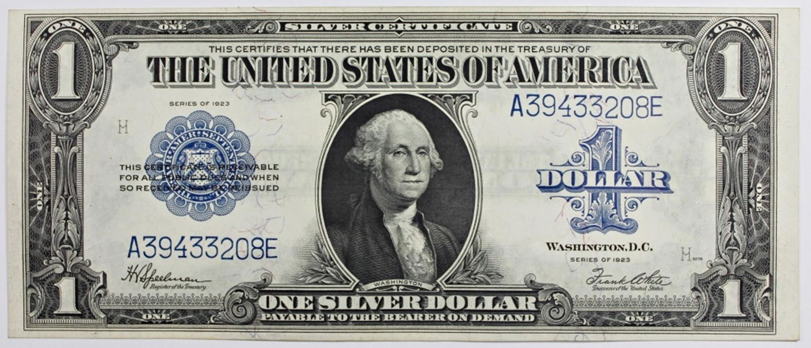 1923  $1 SILVER CERTIFICATE (1 of 2)