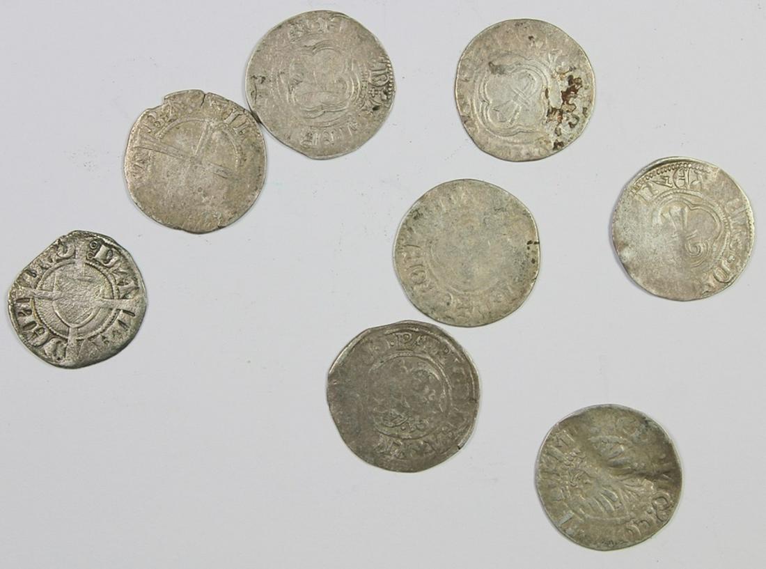 LOT OF 6 MEDIEVAL AUSTRIA SILVER KREUZERS: ALL BETTER THAN AVERAGE. VARIOUS MINTS AND VARIETYS. FROM AN OLD COLLECTION WE RECENTLY PURCHASED FROM AN AUSTRIAN COUNT. ESTIMATE: $125-$150