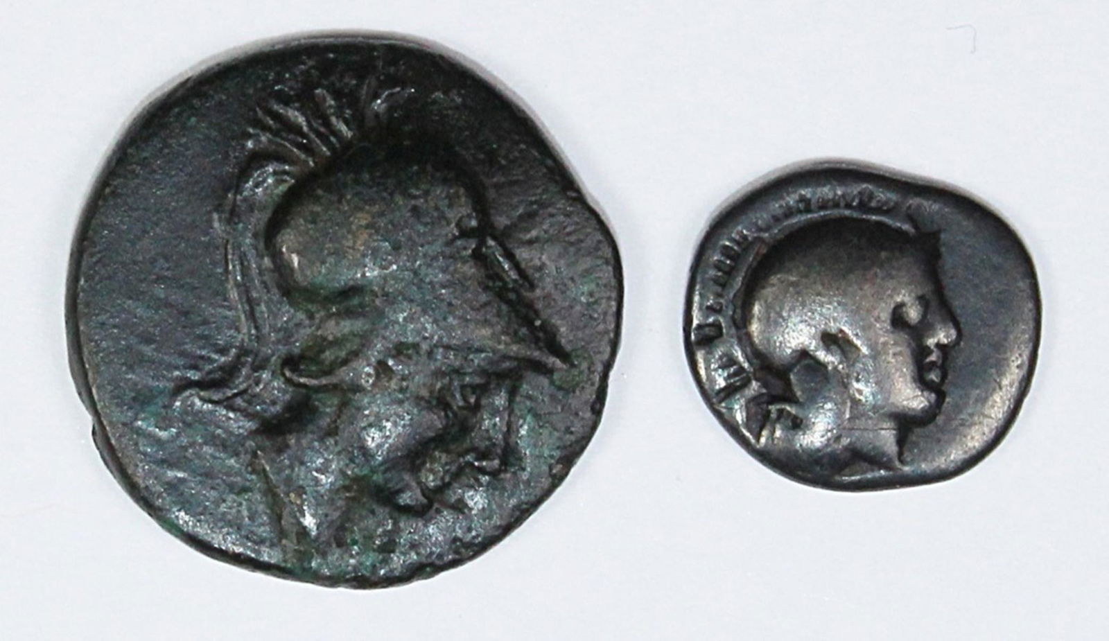 2 ANCIENT GREEK BRONZES 250-300 BC (1 of 2)