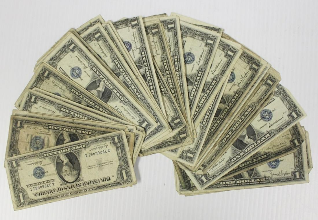 50 PCS. $1.00 SILVER CERTIFICATES (1 of 1)