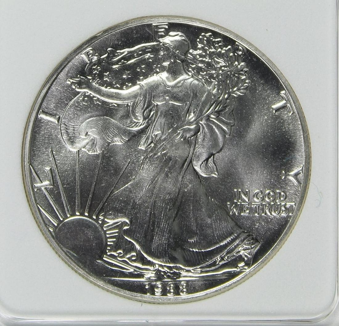 1988 AMERICAN SILVER EAGLE (1 of 4)
