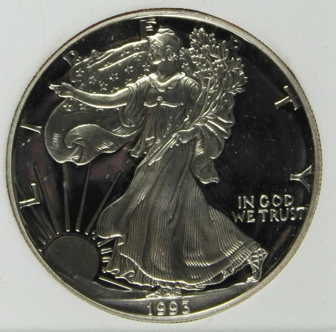 1993 AMERICAN SILVER EAGLE (1 of 4)