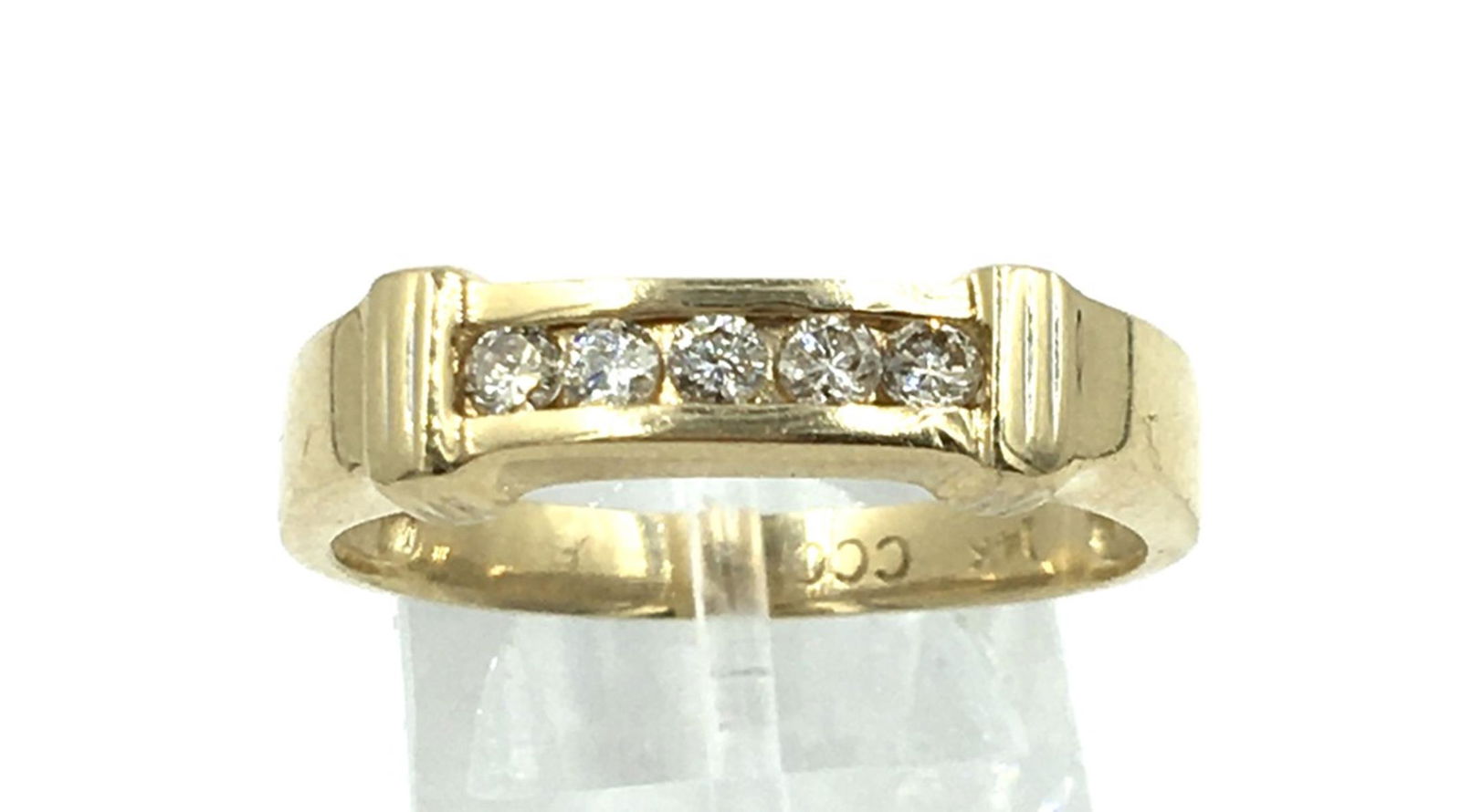 14K YELLOW GOLD GENTS RING (1 of 1)