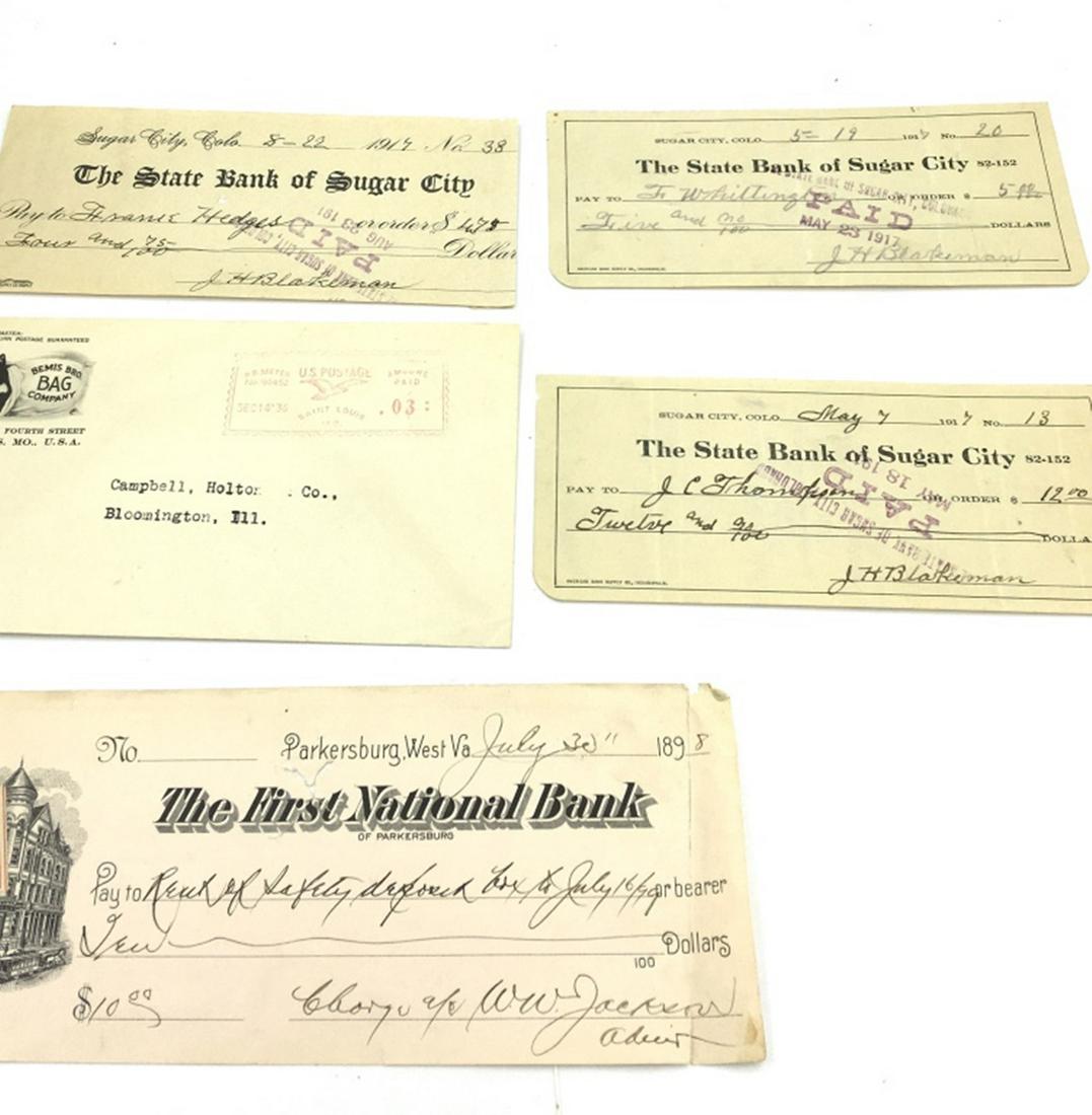 ANTIQUE & VINTAGE LOT OF BUSINESS CORRESPONDENCE (1 of 4)