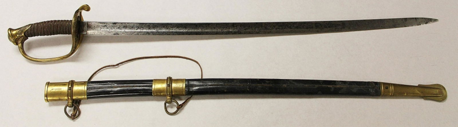 1850 C. ROBY FOOT OFFICERS SWORD (1 of 6)