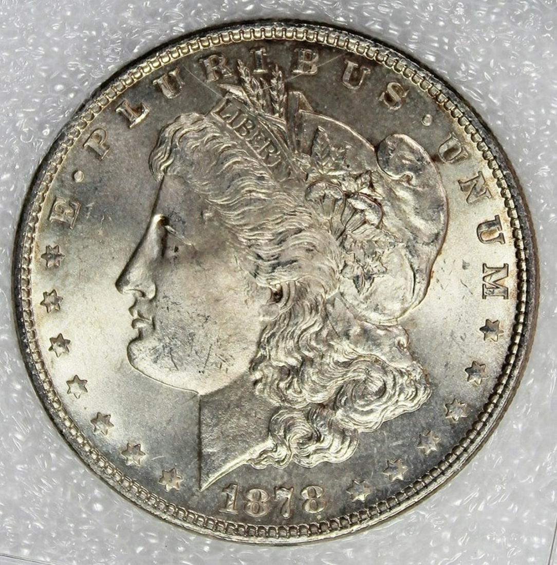 1878 7F MORGAN SILVER DOLLAR (1 of 4)