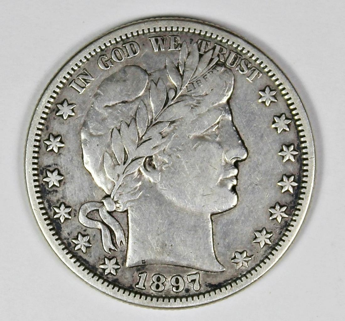 1897-S BARBER HALF DOLLAR (1 of 2)