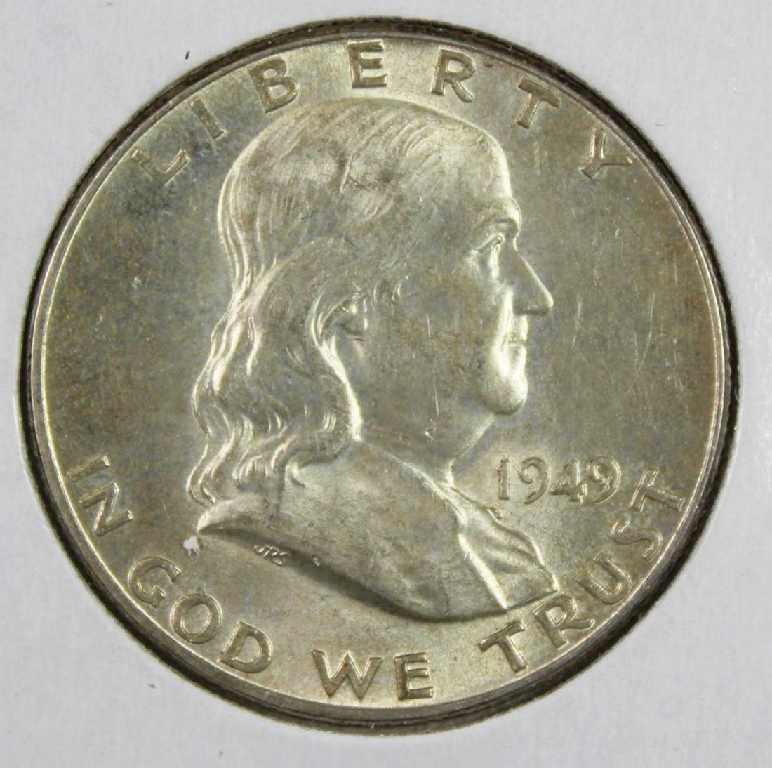 1949 FRANKLIN HALF DOLLAR (1 of 2)