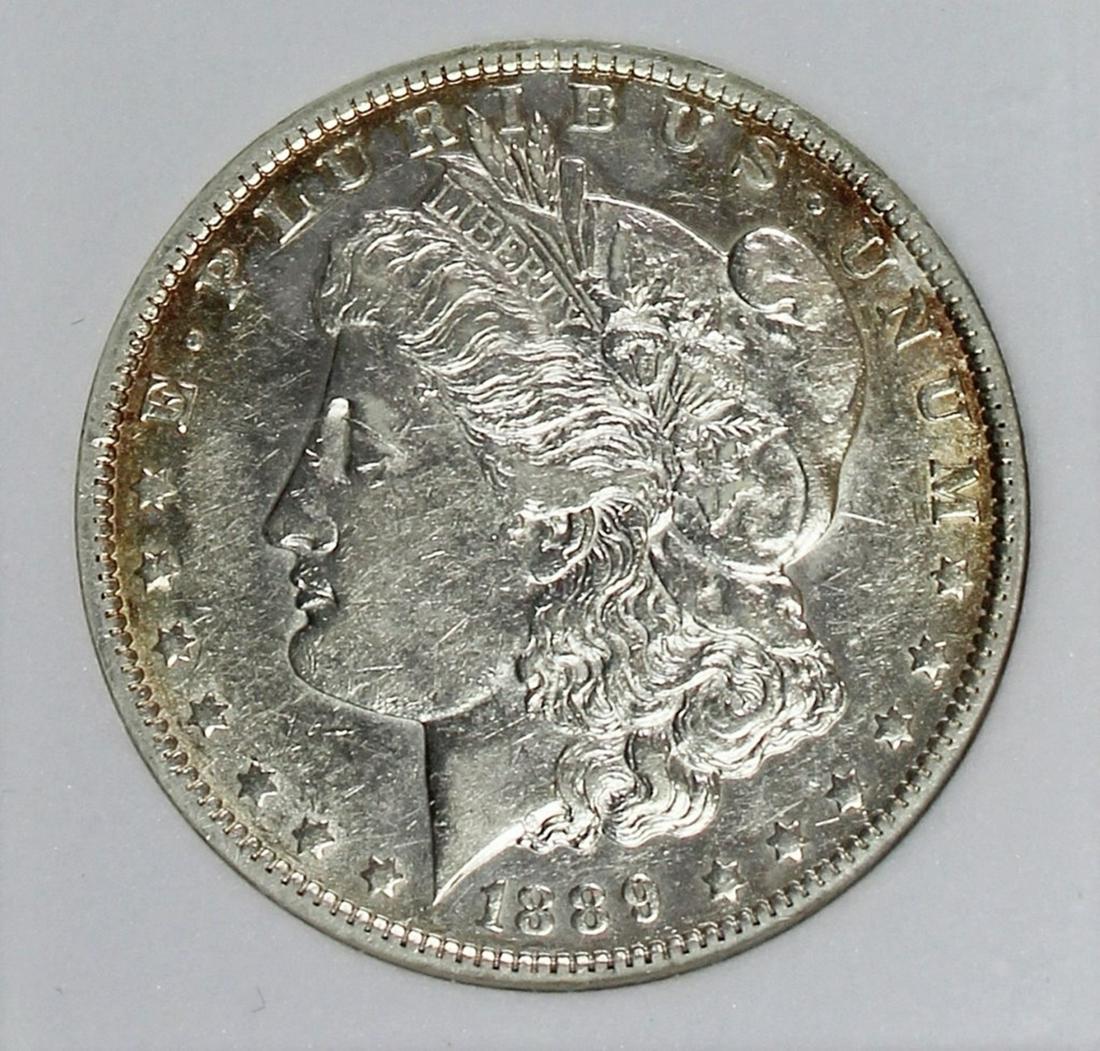 1889-O MORGAN SILVER DOLLAR (1 of 4)