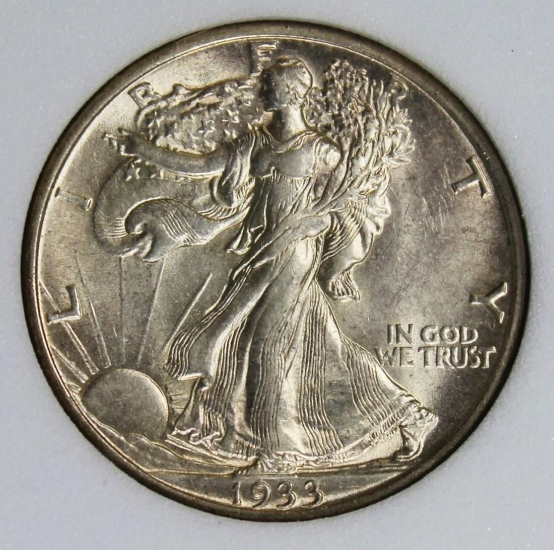 1933-S WALKING LIBERTY HALF DOLLAR (1 of 4)