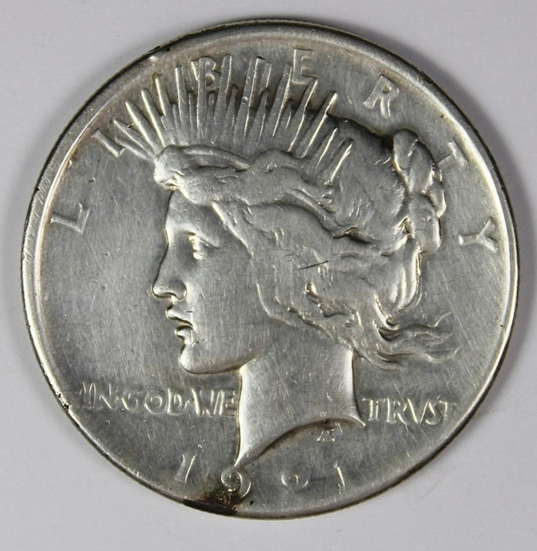 1921 PEACE SILVER DOLLAR (1 of 2)