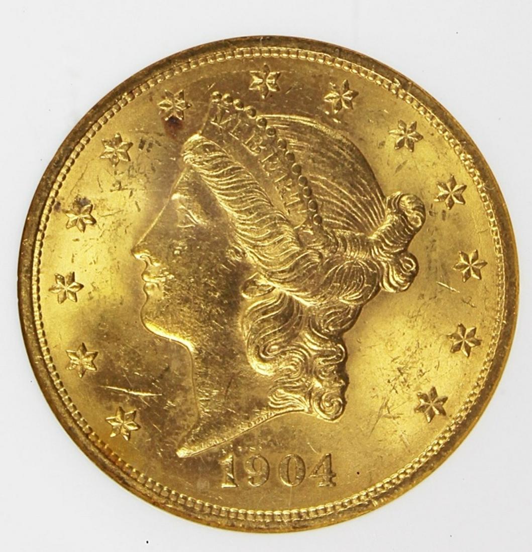 1904 $20.00 GOLD LIBERTY (1 of 4)
