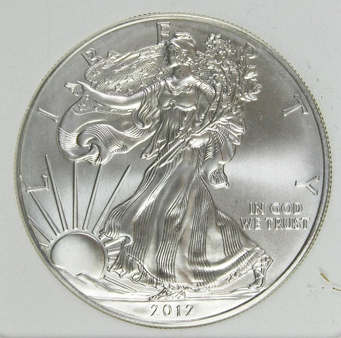 2012-W AMERICAN SILVER EAGLE (1 of 4)