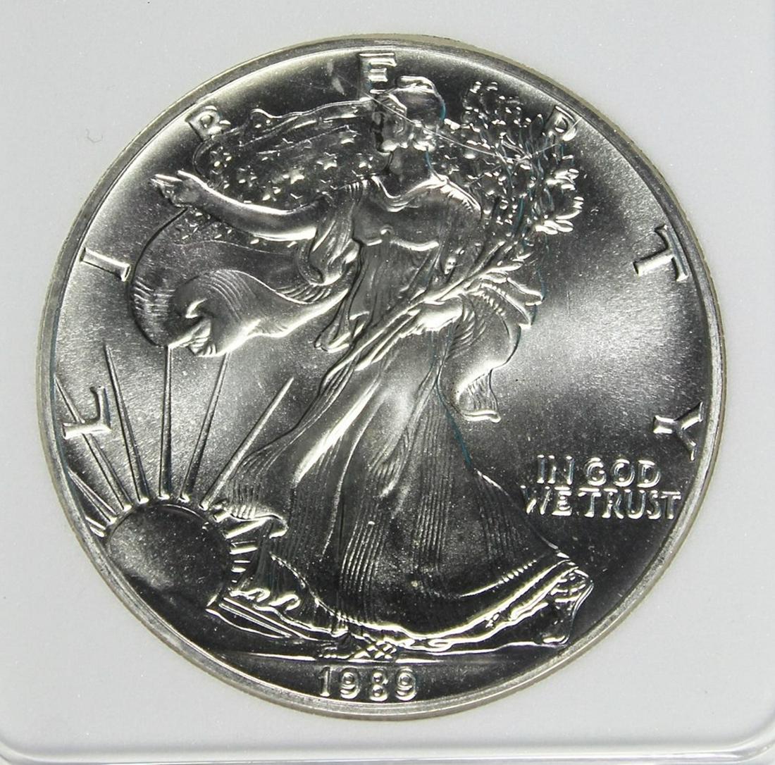 1989 AMERICAN SILVER EAGLE RARE! (1 of 4)