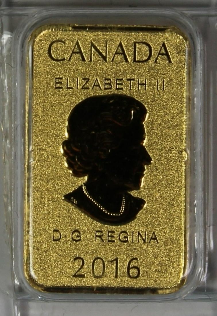 2016 1/10 OZ CANADA GOLD BAR (1 of 2)