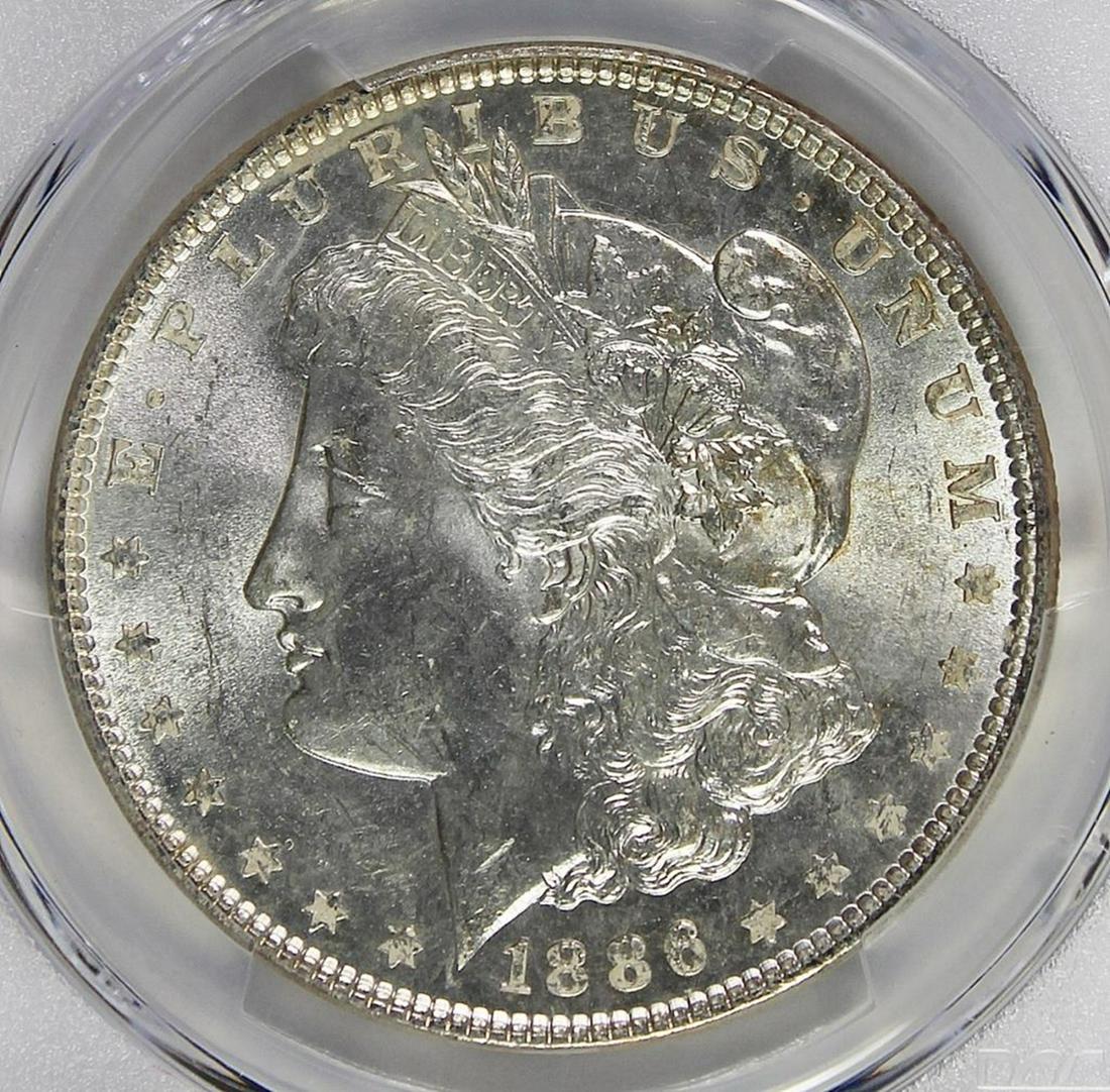 1886 MORGAN SILVER DOLLAR (1 of 4)