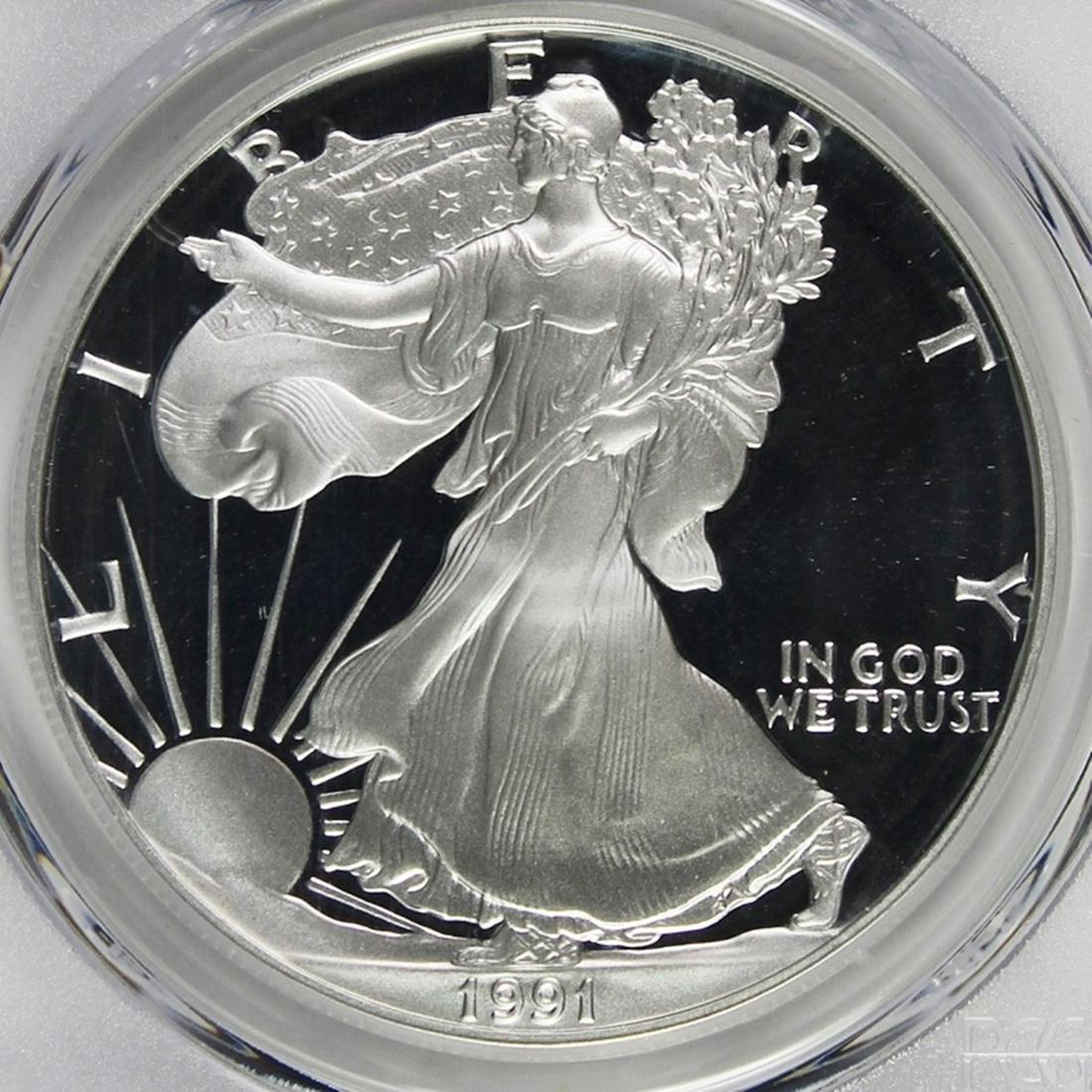 1991-S  AMERICAN SILVER EAGLE (1 of 4)
