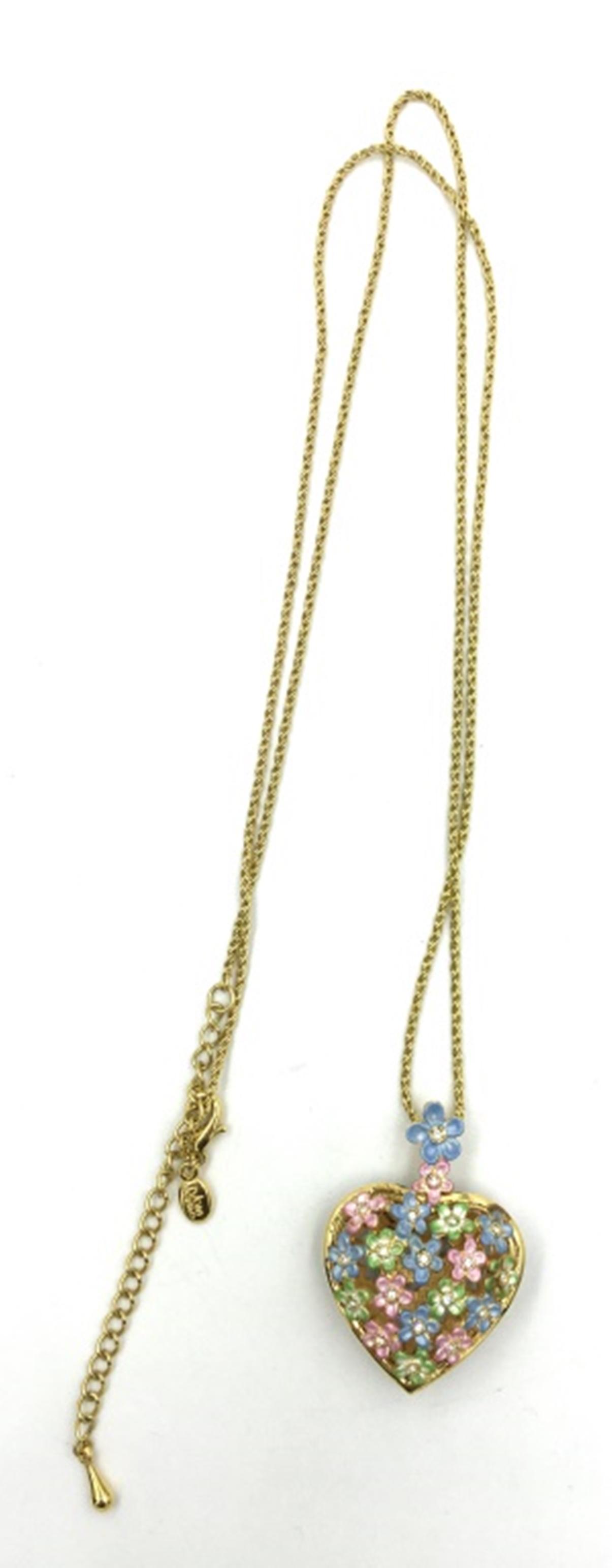 JOAN RIVERS HEART PENDANT: 30" LONG ESTIMATE: $1-$100