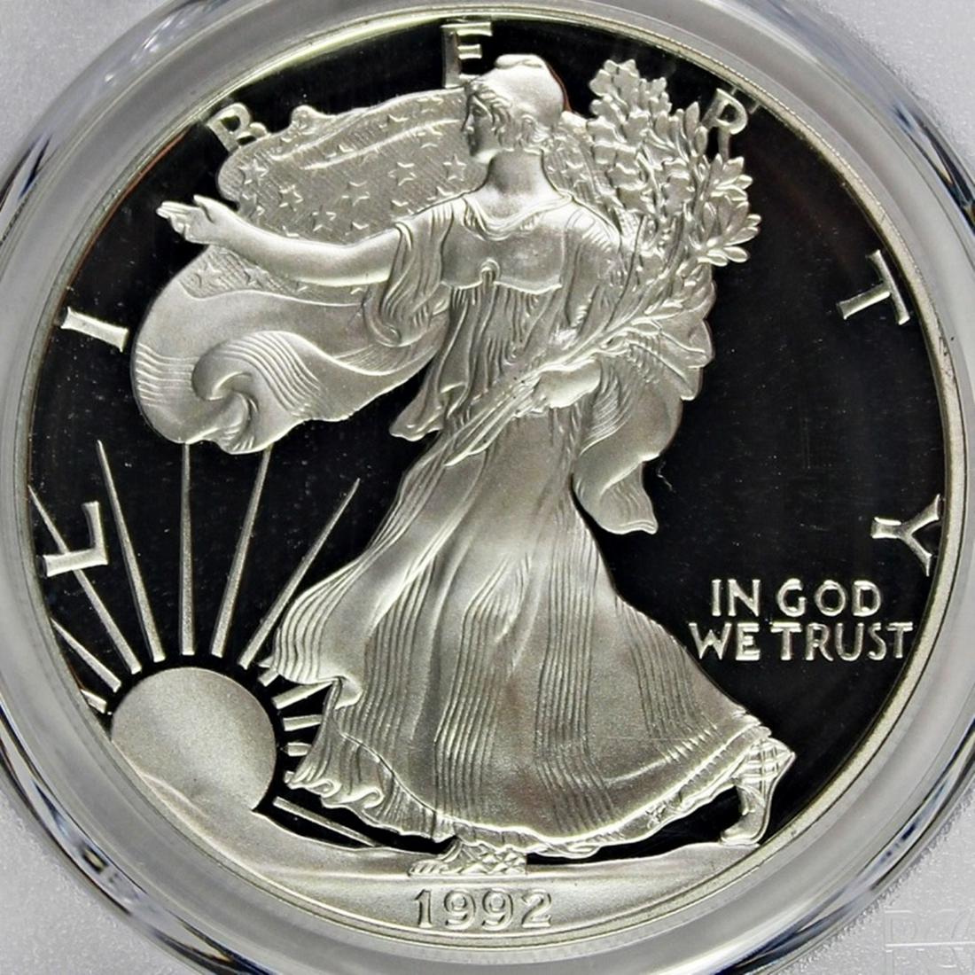 1992-S AMERICAN SILVER EAGLE (1 of 4)