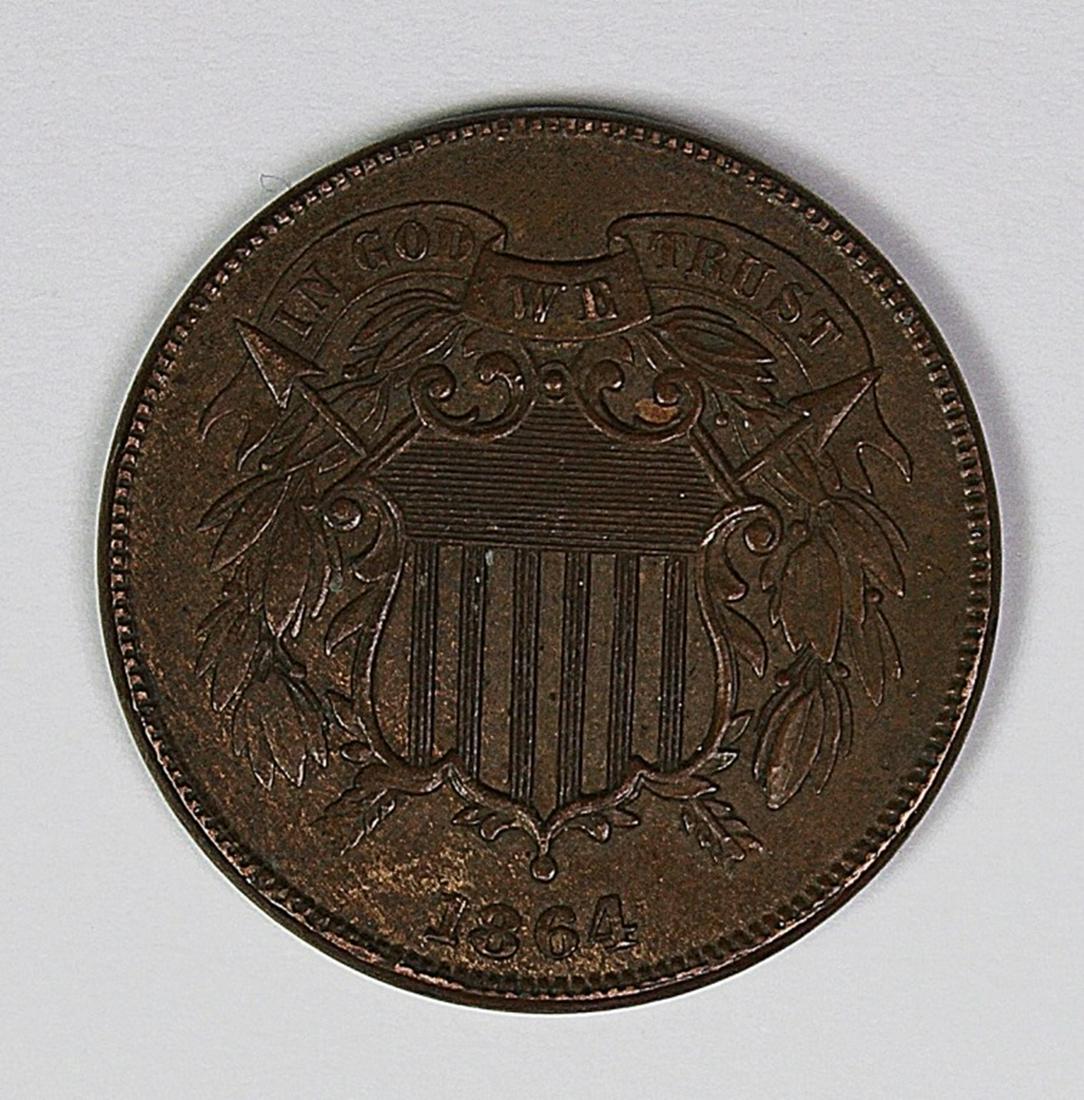 1864 TWO CENT LARGE MOTTO (1 of 2)