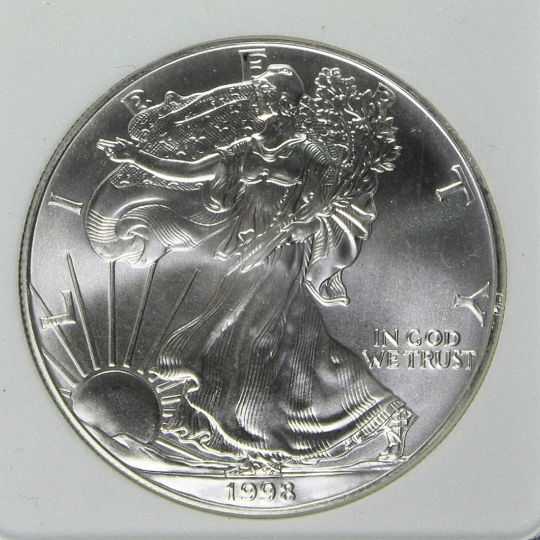 1998 AMERICAN SILVER EAGLE (1 of 4)